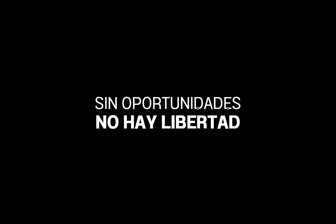 No, no y no. La libertad que nos condiciona